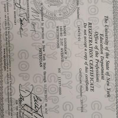 Dinshaw Bamji, M.D.